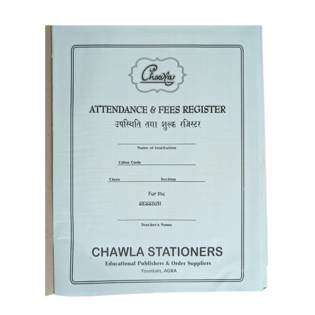Attendence Register- Big Size / big attendence register 
