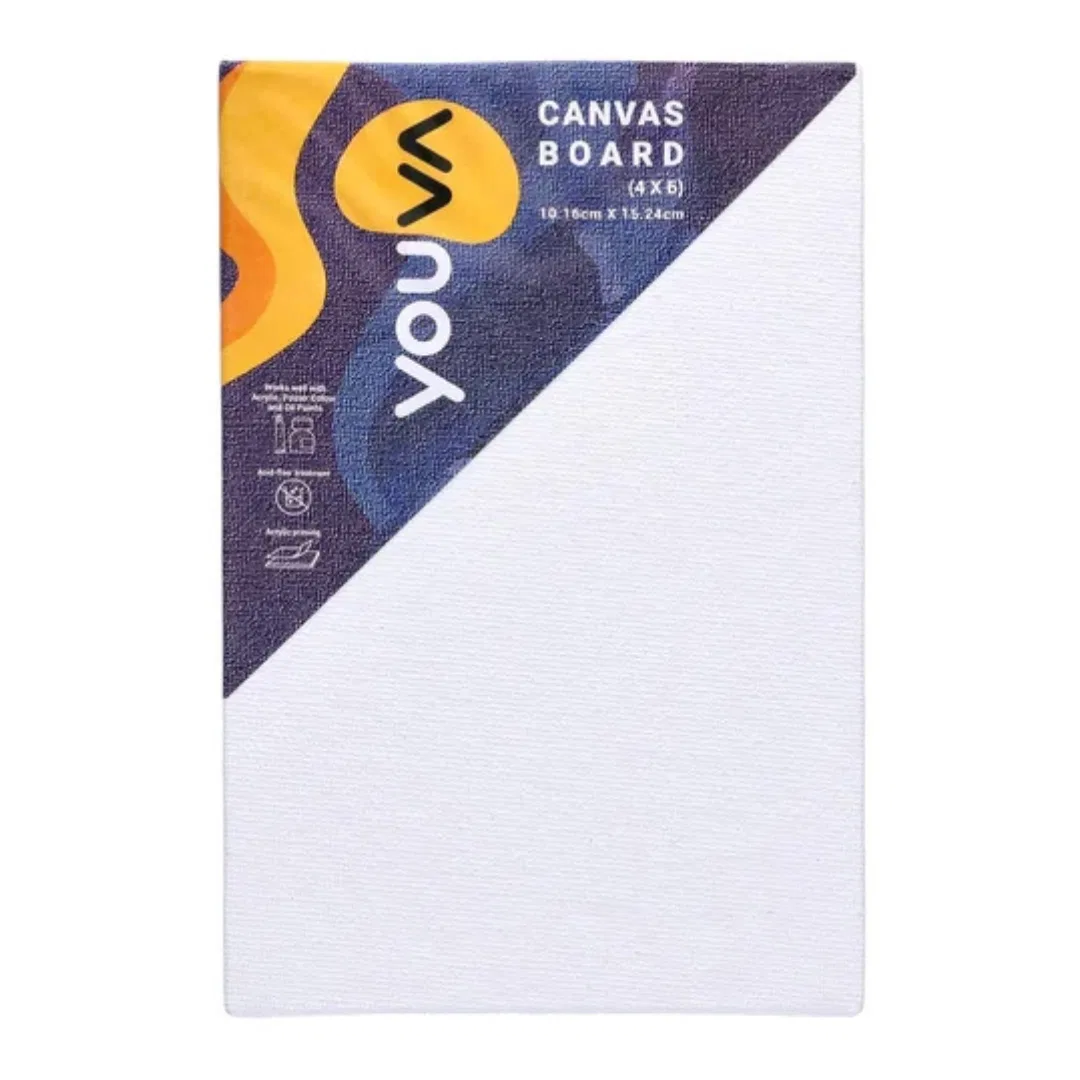 Youva canvas board (10.6cm x 15.24cm) - Small canvas (4"x6")