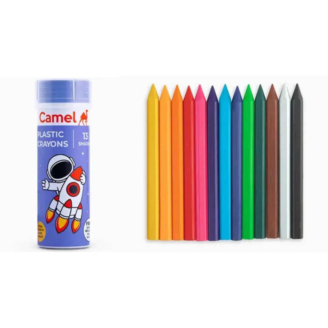 Camel Crayons - 13 shades (with sharpner & eraser) / crayon colors / crayon colours 