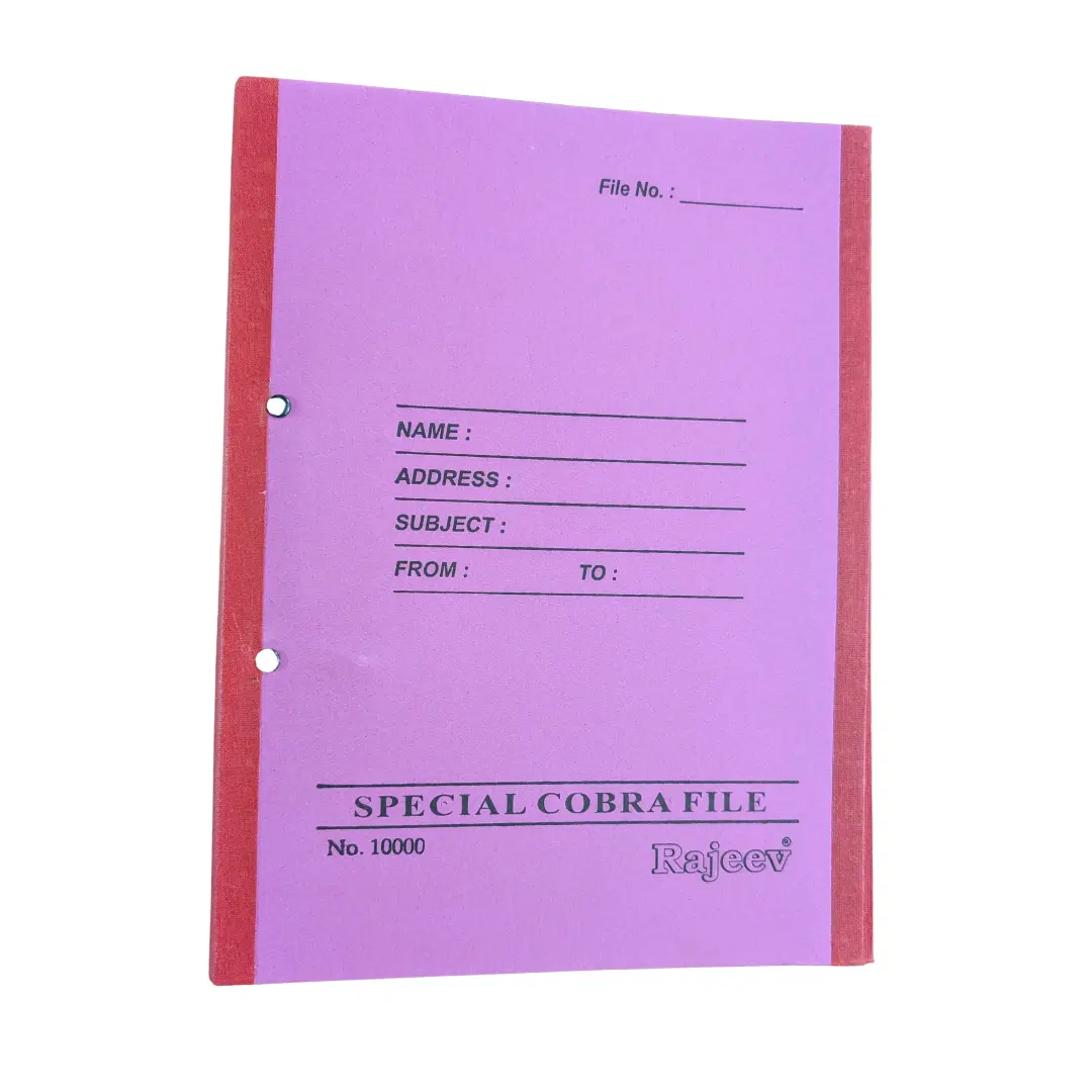 Rajeev Cobra File / Spring File No. 10000 / Office files
