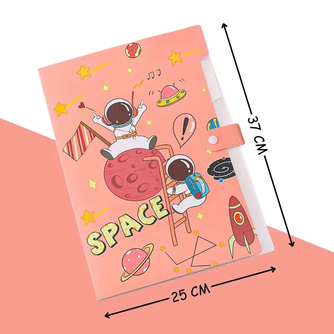 Astronaut file with button lock / Porfolio folder / Document Files / Document holder