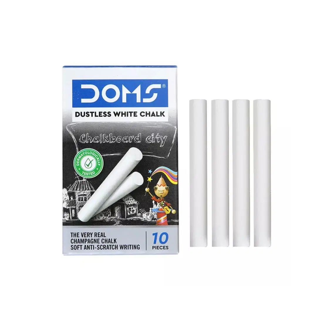 Doms Dustless Chalk - White chalk