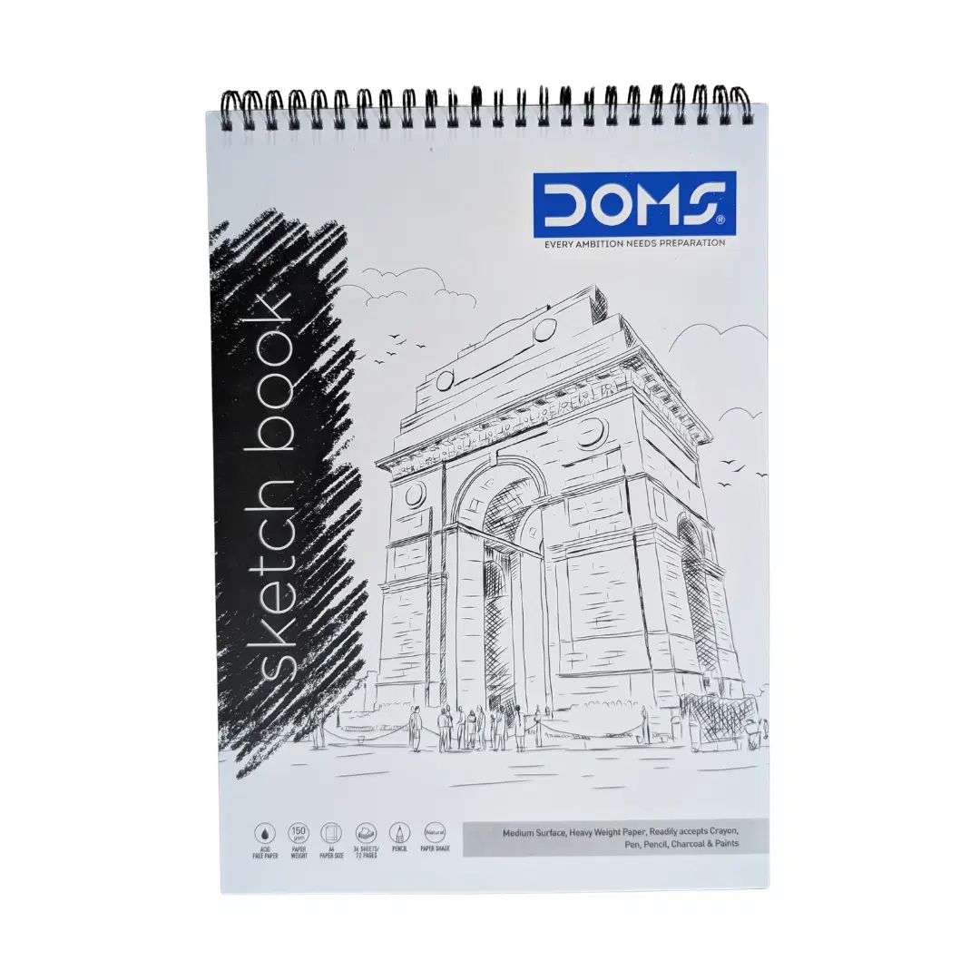 A4 Doms Sketch Book / Drawing copy 21x29cm (72 pages) - Medium size A4
