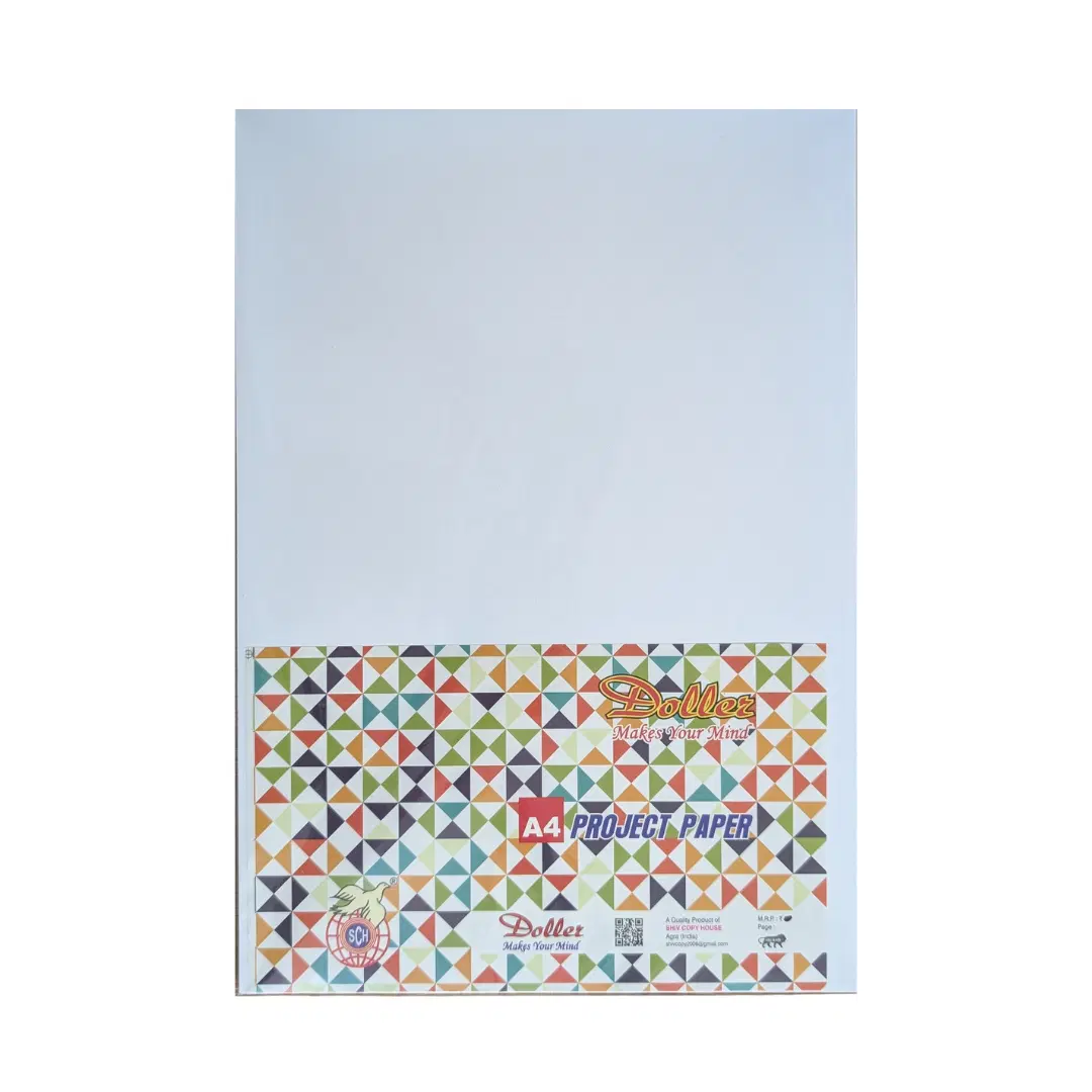 Dollar A4 Sheets Plain (25 sheets) - Thick sheets / A4 sheet for project / Plain A4 sheets / Drawing paper
