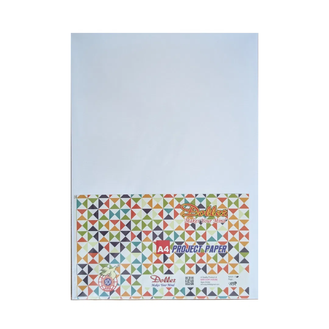Dollar A4 Sheets Plain (25 sheets) - Thick sheets / A4 sheet for project / Plain A4 sheets / Drawing paper
