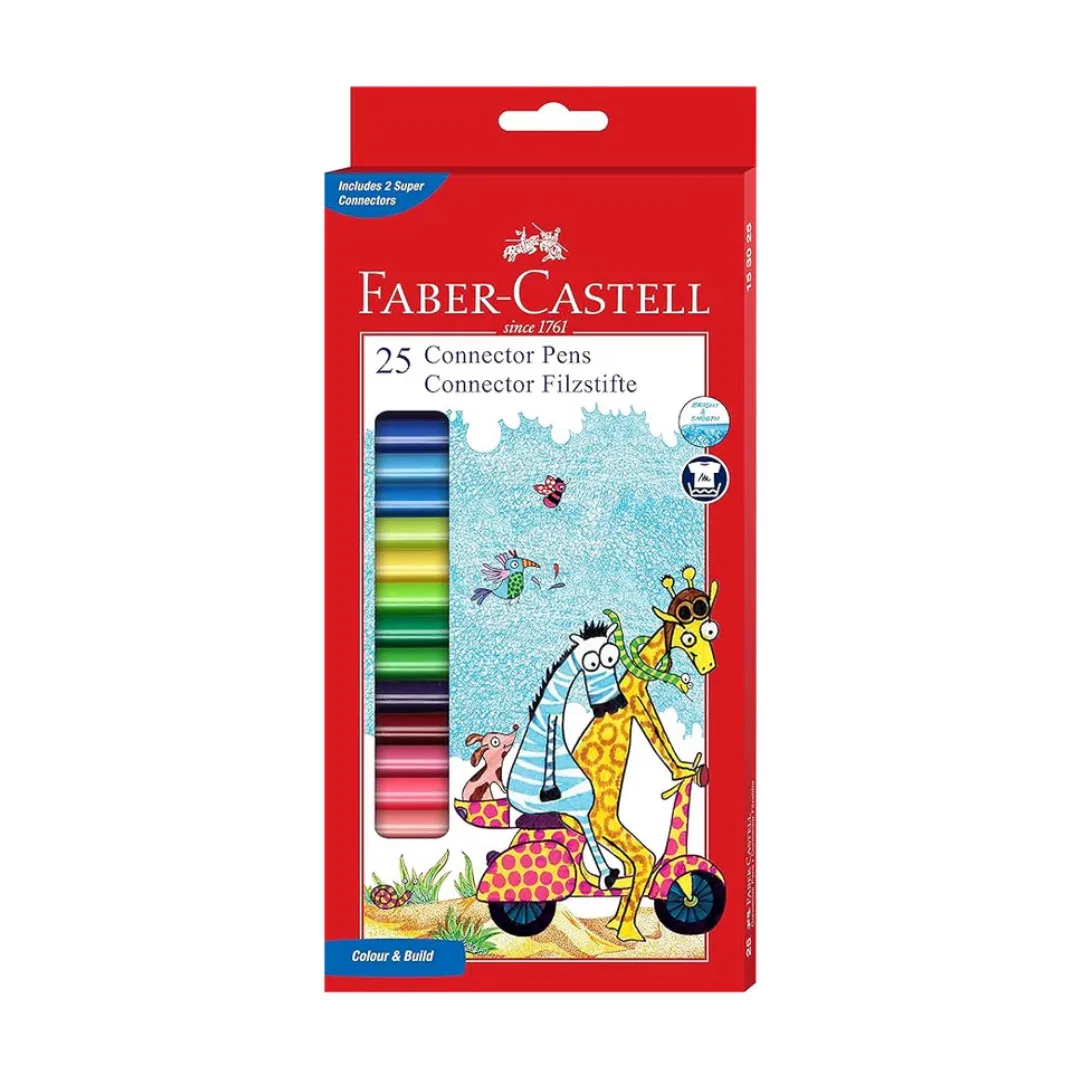 Faber Castell Connector Pens / Sketch Pens (25 Pens)