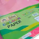Lotus colorful one side rule A4 Sheets (20 sheets) / A4 sheet for project / One side line A4 sheets / file pages  – image 2