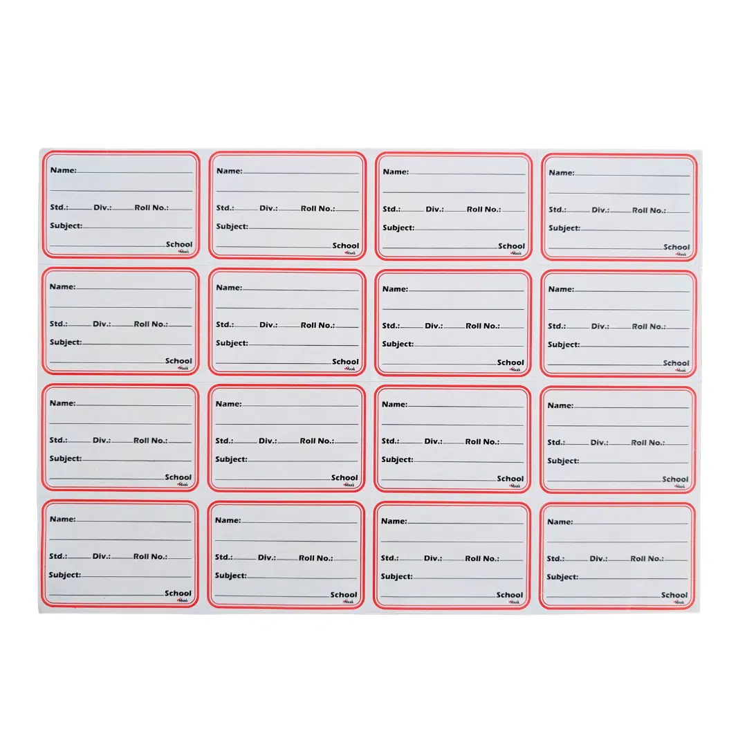 Name Slip (1 sheet - 16 slips)
