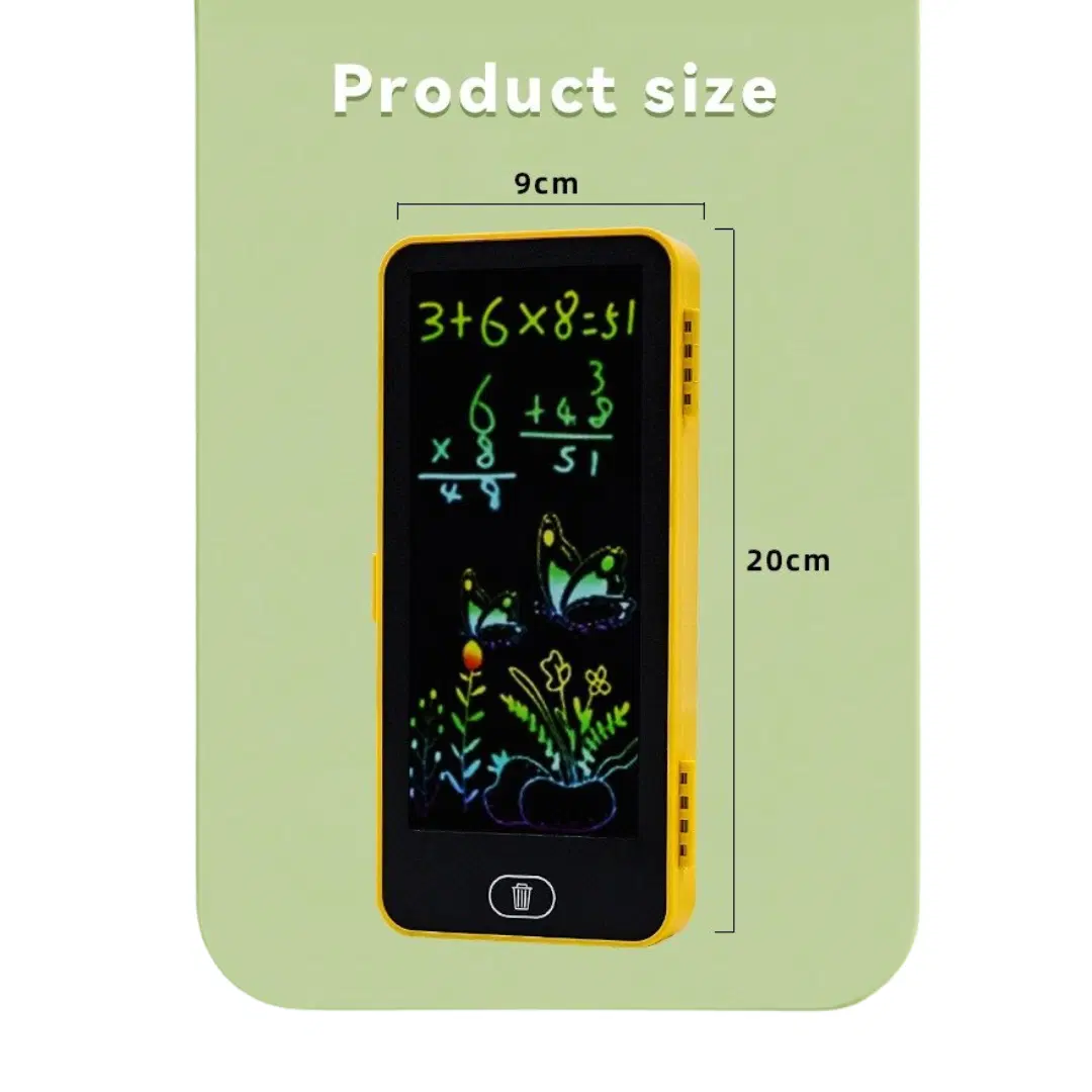LCD Writing Pencil Case / Writing Tablet Pencil Box / Re-writable pad with case