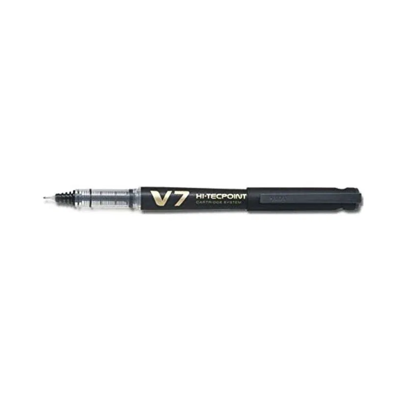 Pilot V7 Pen (Black) / Black gel Pen / black pen / pen black - Refillable