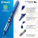 Pilot V7 Pen (blue) /  Blue gel Pen / blue pen - Refillable – image 2