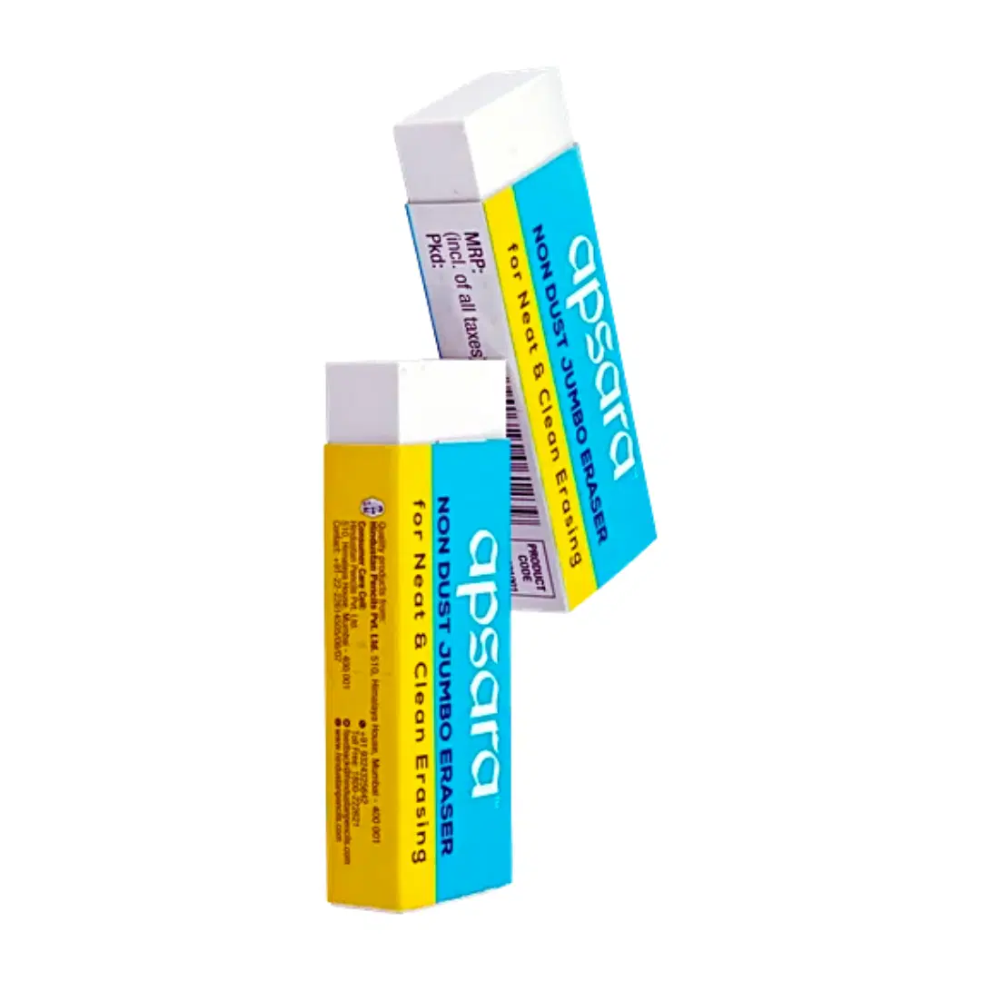 Apsara Non Dust Long Eraser / Rubber / Apsara rubbber / Apsara eraser
