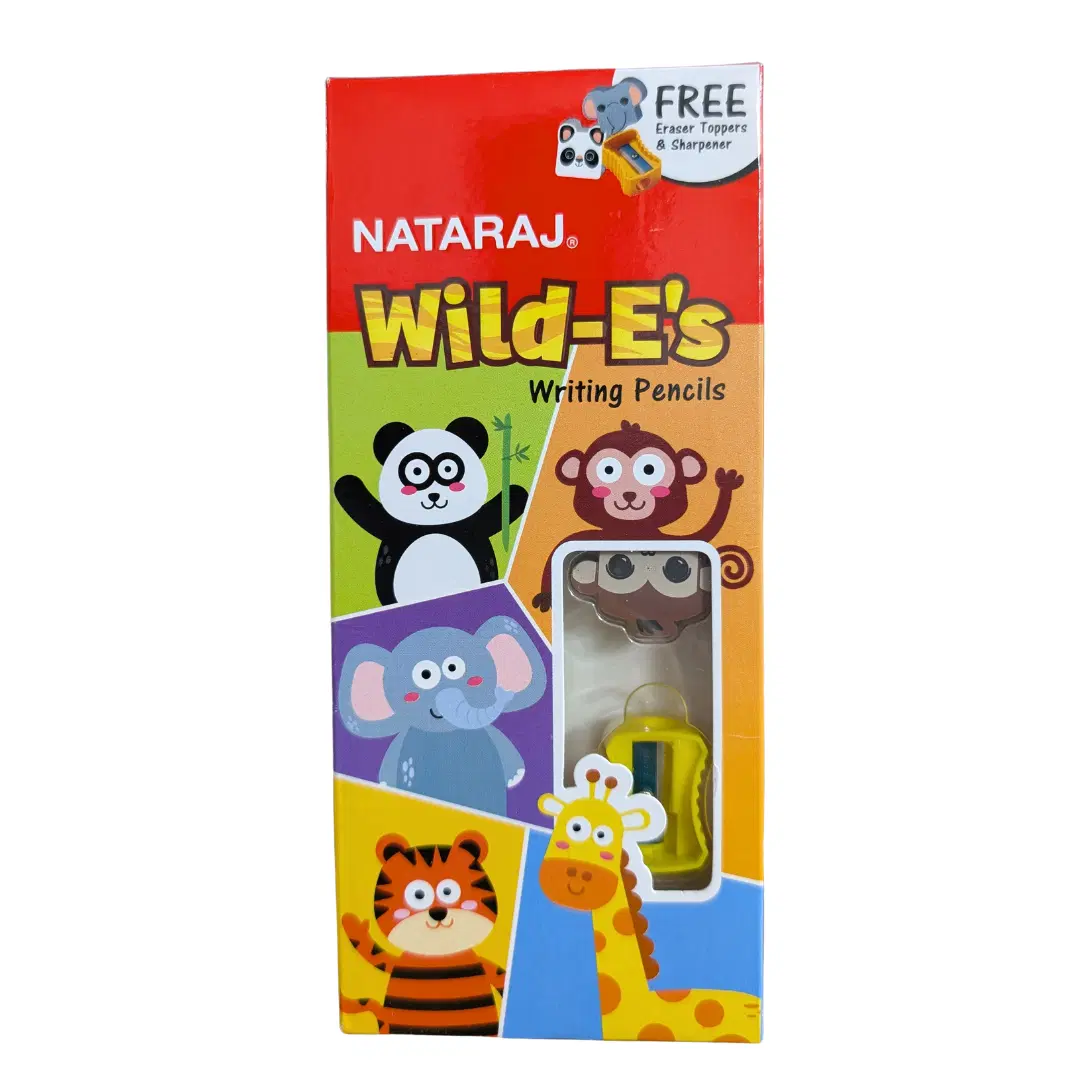 Natraj Wild-Es Writing Pencil - 10 Pencil Pack / Pencil Natraj pencil