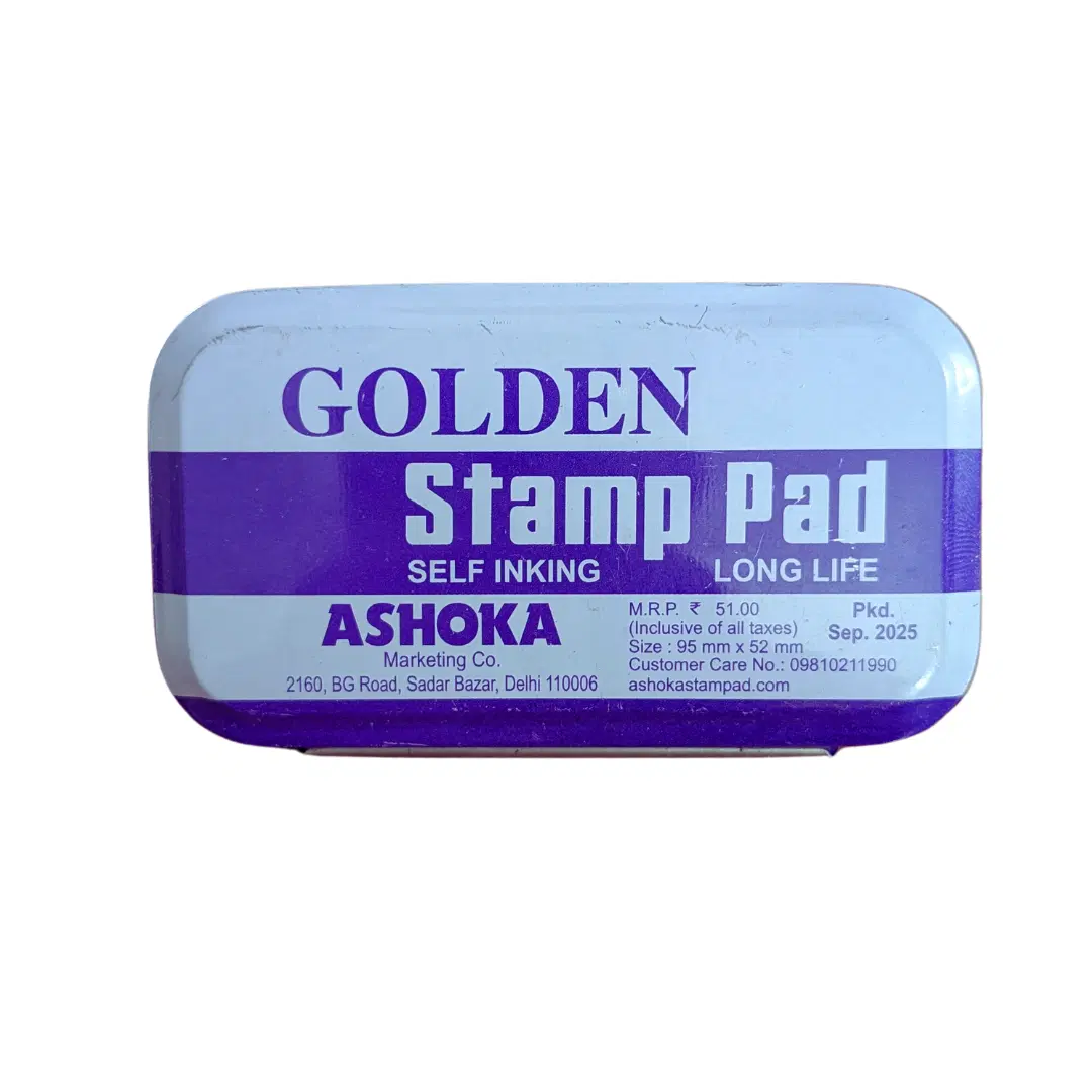 Ashoka golden stamp pad