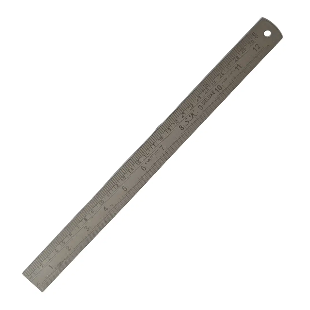 SK Deluxe Steel Scale 30cm