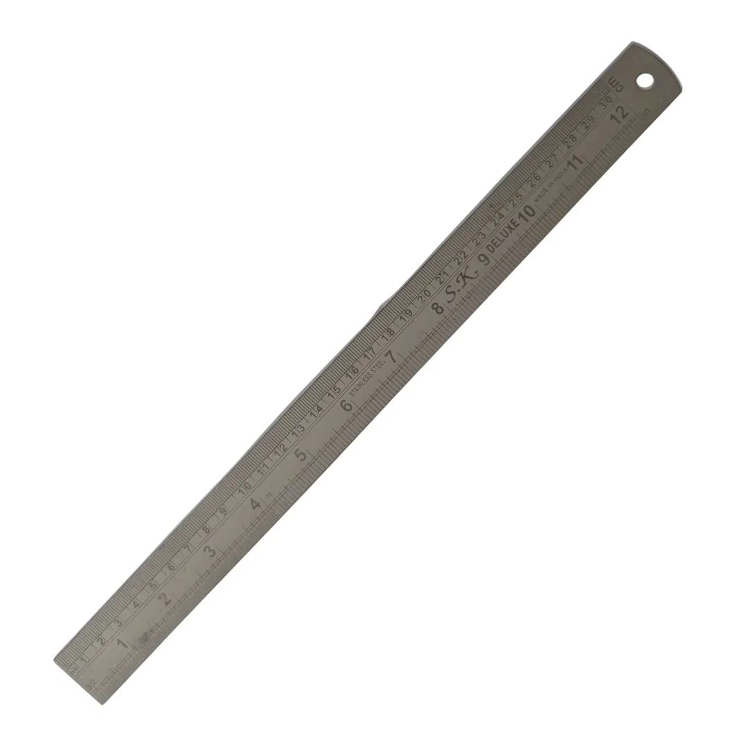 SK Deluxe Steel Scale 30cm