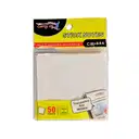 Sticky Notes Square Shape (White - Transparent) - 50 sheets – image 2