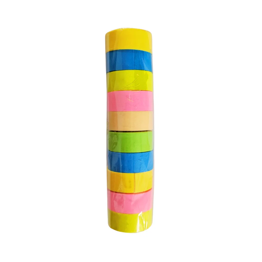 Colorful Paper Tapes for Art and Craft Work (10 Tapes) / colorful tapes