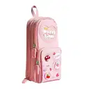 Three Layer School Bag-Shaped Pencil Pouch – image 1