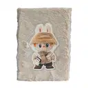 A5 Labubu Cartoon Fur Diary / cute diary - Brown – image 1