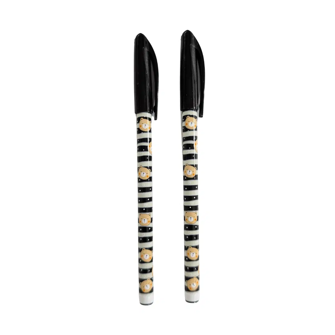 Win Pucchu Ball Pen (Black) / black pen  / black ball pen