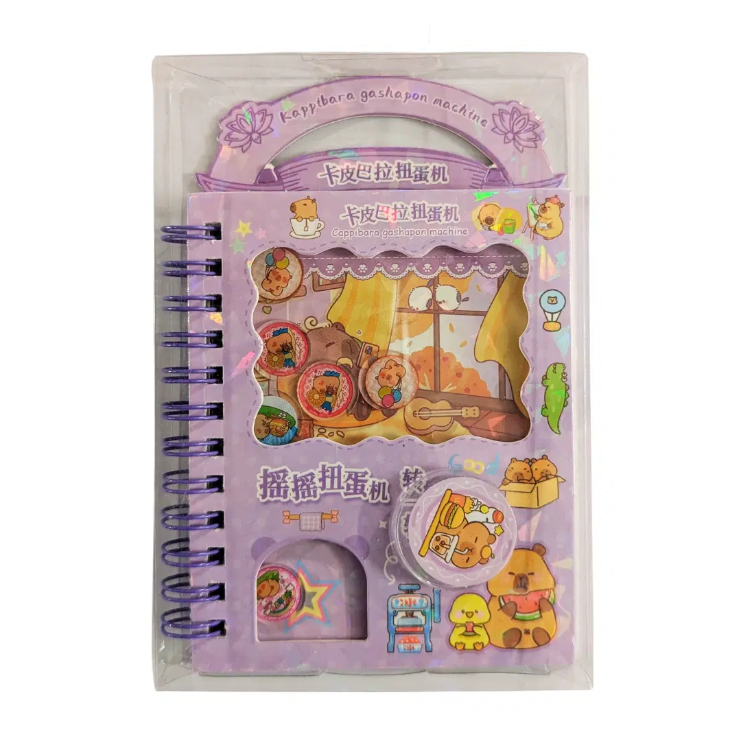 Kuromi Spiral Sticker Diary Notebook (color may vary)