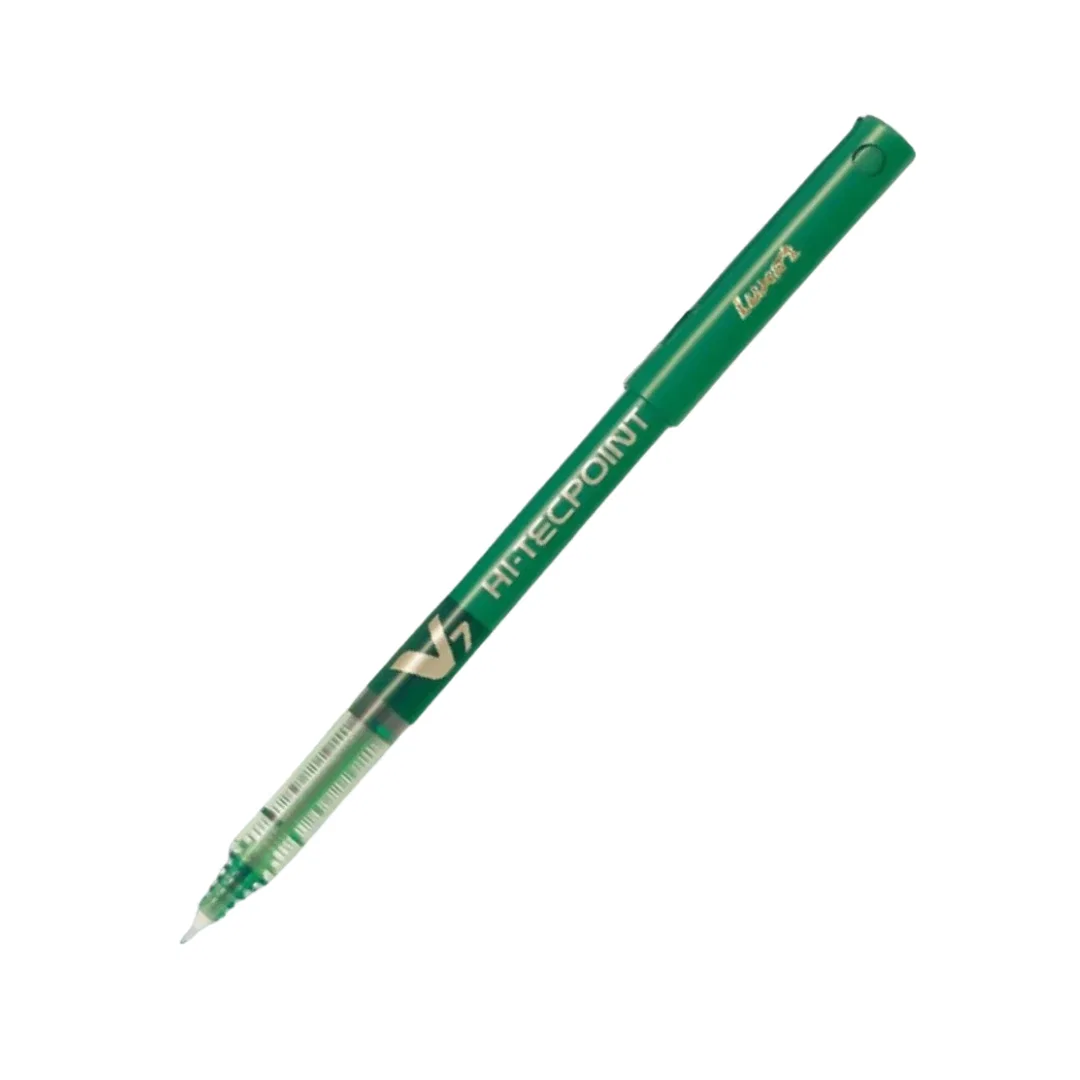 Pilot V7 (Green) / green gel pen / pilot green pen - Non refill
