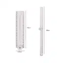Foldable Ruler Scale - 12 Inch / 30cm / Big scale / Transparent scale – image 1