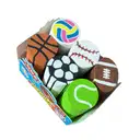 Long eraser Ball shape (6 pieces) – image 2
