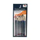 Faber castell Paint brusht set / 7 Flat brushes  – image 1