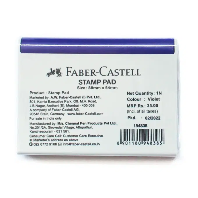 faber-castell stamp pad / blue stamp pad 