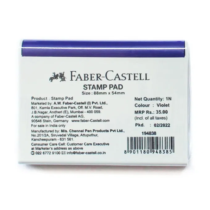 faber-castell stamp pad / blue stamp pad 