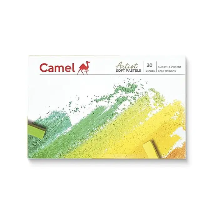 Camel soft pastel colors / Soft pastels (20 shades)