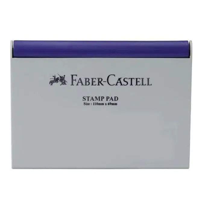 Faber-castell stamp pad / blue stamp pad - 11cm x 6.9cm (big size)