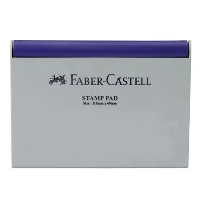 Faber-castell stamp pad / blue stamp pad - 11cm x 6.9cm (big size)