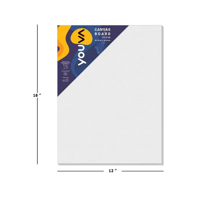 Youva canvas board 12"x16" (30.4cm x 40.6cm) - Big canvas board