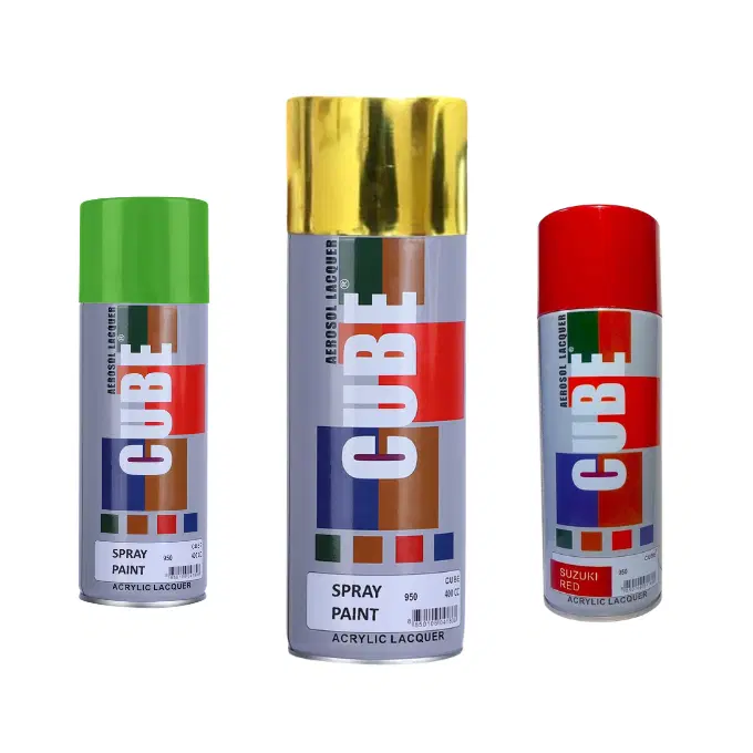 Aerosol Lacquer Cube Spray Paints - 1 bottle