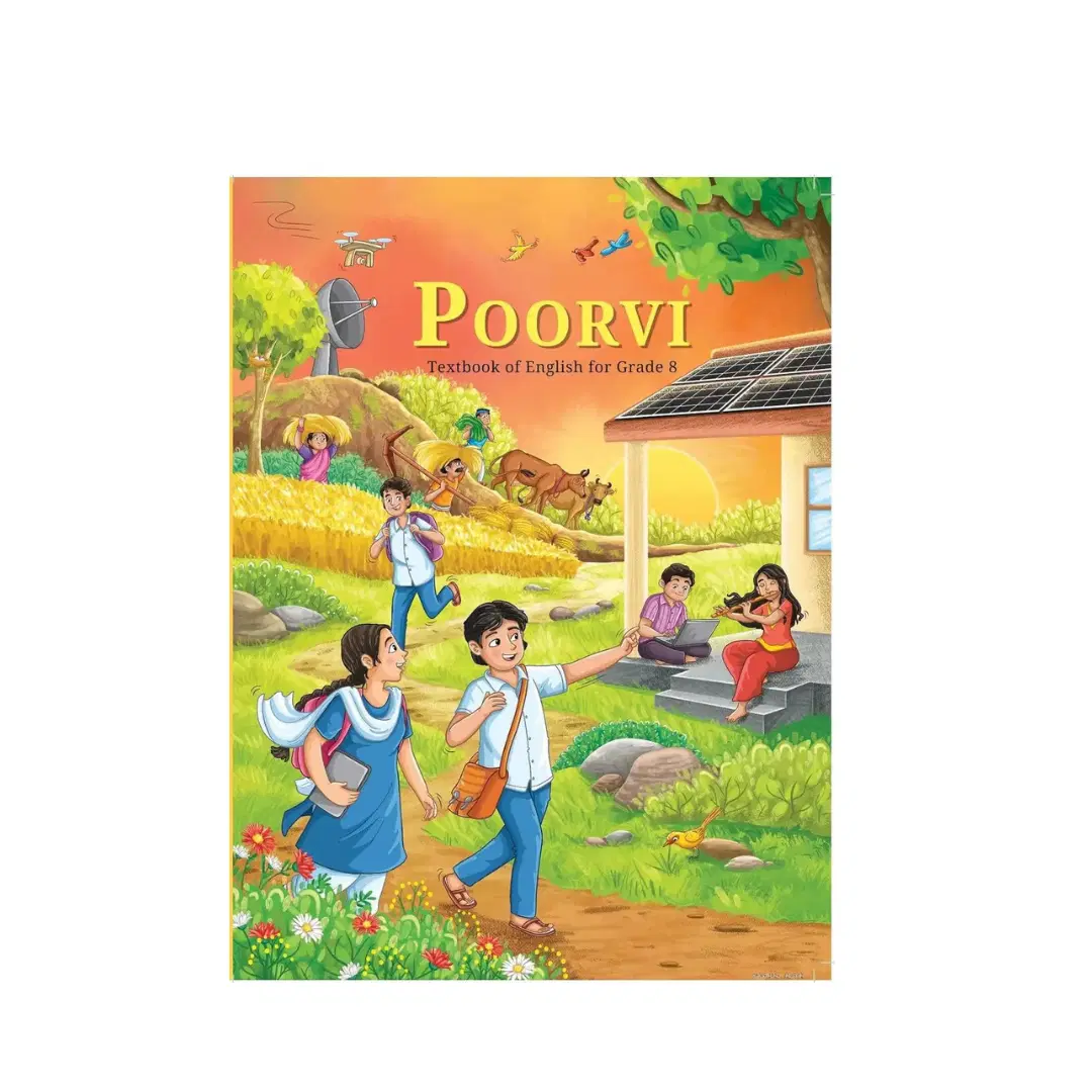 NCERT Poorvi book Of English  For Class 8Th / class 8 NCERT books / English NCERT class 8th