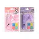 Electric Eraser 2 in 1 With 16 Erasers / fancy eraser / eraser with fan (color may vary) – image 2