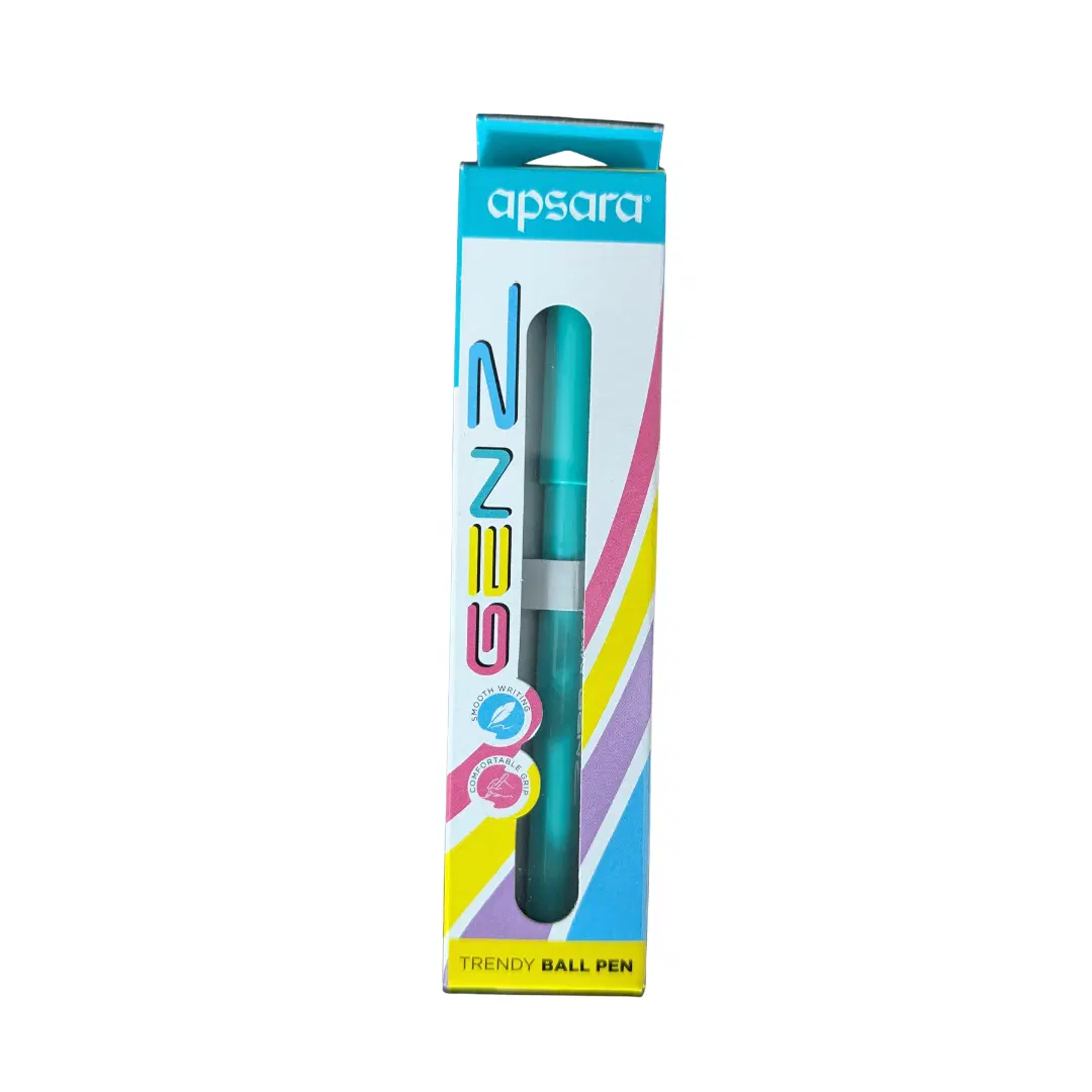 Apsara  Genz Trendy Blue Ball Pen / blue pen / ball pen blue 