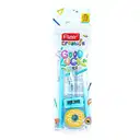 Flair Creative Good Luck Kit - 1 Pen 1 Wooden Pencil 1 Donut Eraser 1 Sharpener 1 Scale / gift set  – image 2