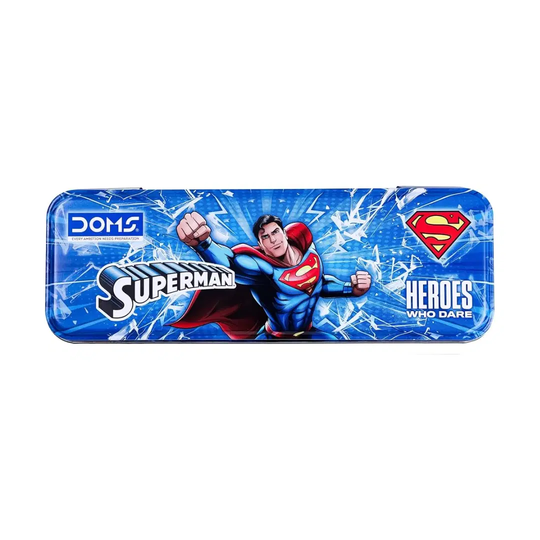 Doms Superman Geometry Box / pencil box for kids / pencil kit 