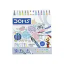 Doms Pastel Brush Pens ( 12+1+1 ) - brush pens set / sketch pens  – image 1