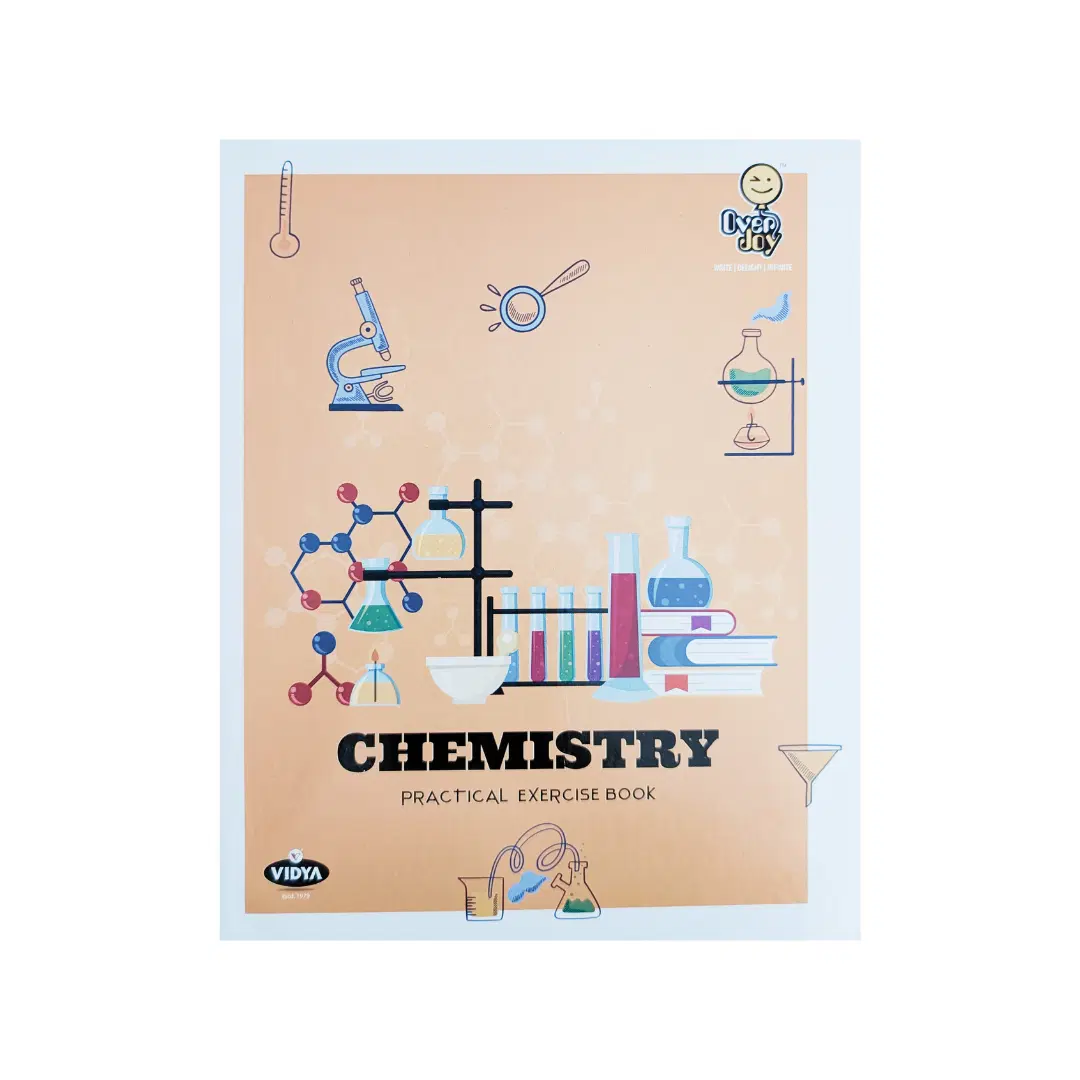 Chemistry Practical Execise Book ( VIDYA ) / chemistry practical file with pages ( 26.5cm X 21cm ) 