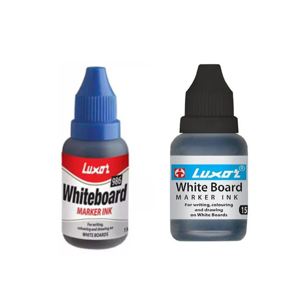 Luxor white board marker ink / black ink / blue ink