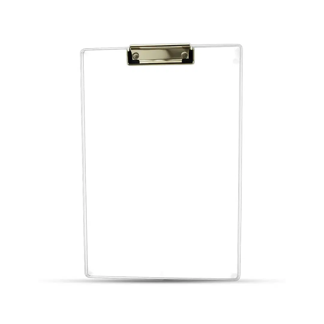 Polo Clip Board Unbreakable / exam board / transparent exam pad / transparent pad / writing pad
