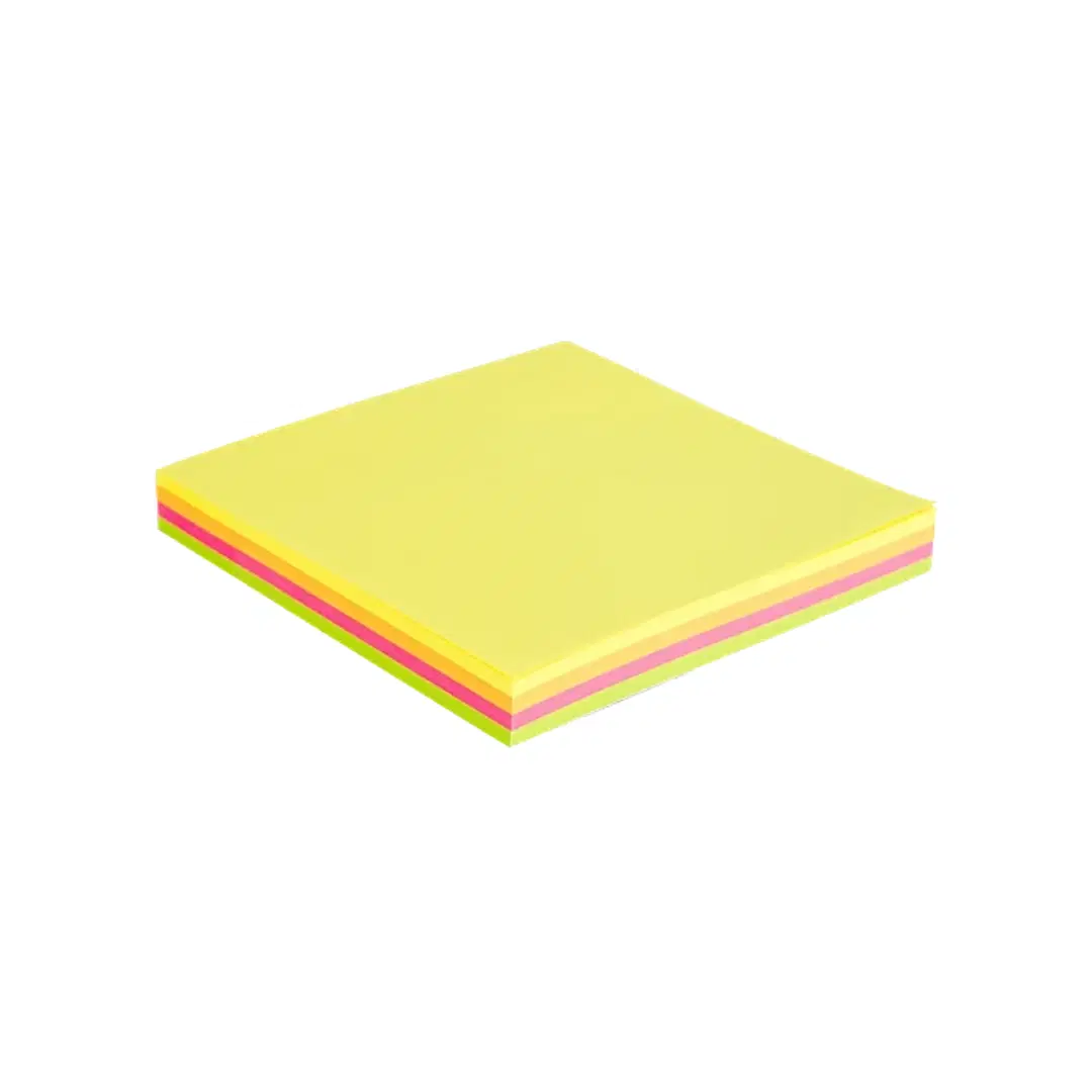 HOHO Sticky notes / square shape / ( 3'' x 3'') (40 sheet multi colour )