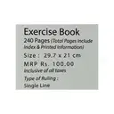 A4 Classmate Register-240 pages / Both side rule notebook / both side line register / hindi register – image 4
