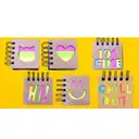 Sticky notes in small diary / multiple design sticky notes in one diary  – image 2