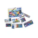 Doms painting kit / painting kit for kids ( Book , colour pencil , oil pastel , water colour pen , colour cake , glitter colour , pencil , eraser , sharpener )  – image 2